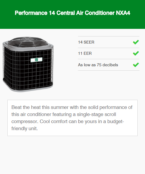 Day And Night Air Conditioners Bakersfield Ca Conditioning Performance 14 Central Air Conditioner Nxa4